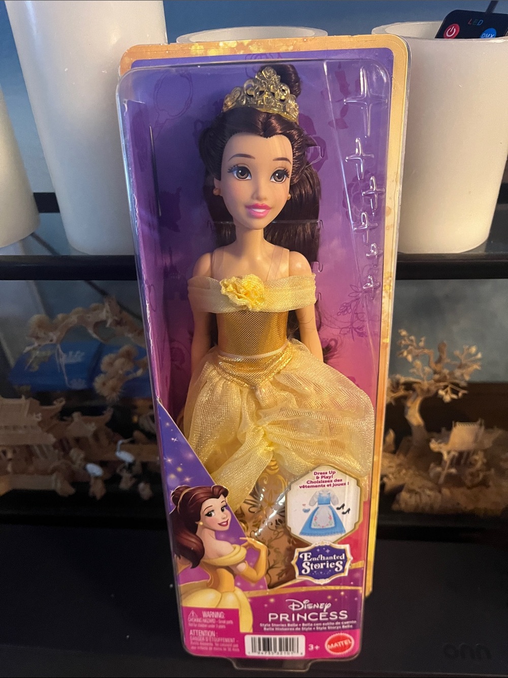 Disney Belle Doll in Gold Yellow Gown